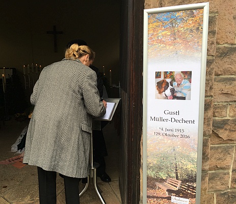 Todestafel Gustl Müller-Dechent Todestafel Gustl Müller-Dechent