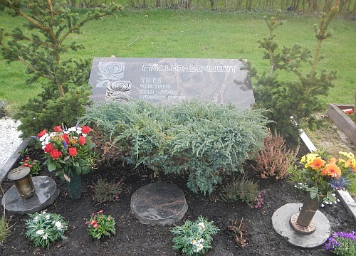 Foto der Grabstätte von Thea Müller-Dechent in Salzgitter-Ringelheim, 2013